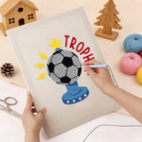Punch Needle Trophée Football