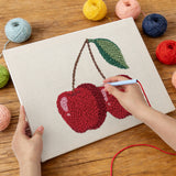 Punch Needle Cerises
