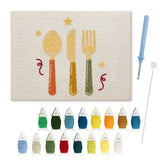 Punch Needle Couverts de Table