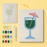 Punch Needle Cocktail en Coupe