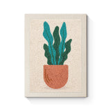 Punch Needle Plante Grasse Pot