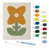 Punch Needle Fleur Jaune