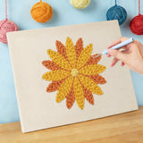 Punch Needle Soleil Orange