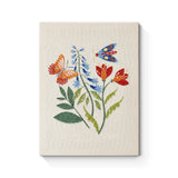 Punch Needle Papillons et Fleurs