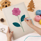 Punch Needle Rose Rose