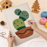 Punch Needle Cactus Raquette