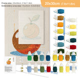 Punch Needle Orange