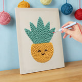 Punch Needle Succulente Souriante