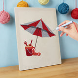 Punch Needle Parasol de Plage