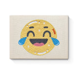 Punch Needle Emoji Rieur