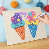Punch Needle Cornets de Glace