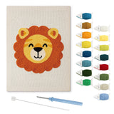 Punch Needle Lion