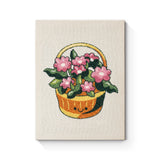 Punch Needle Panier de Fleurs