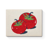 Punch Needle Tomates Rouges