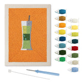 Punch Needle Cocktail Vert