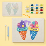Punch Needle Cornets de Glace