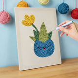 Punch Needle Plante Kawaii