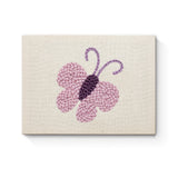 Punch Needle Papillon Mauve